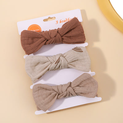 Set de 3 Diademas Infantiles con Moños Otoño - Image 14