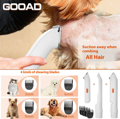 Acondicionador Multifuncional con Aspiradora para Pelaje de Mascotas - Image 4