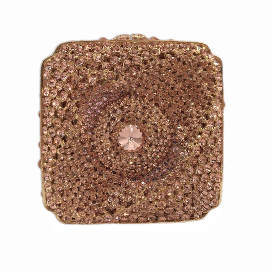 Bolso de Noche Cuadrado Brillante con Cristales de Diamante para Mujer - Image 3