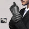 Guantes de Cuero para Hombre, Estilo Ejecutivo, Resistentes al Viento y Agua