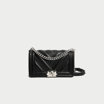 Bolsa Cuadrada de Cuero con Asa al Hombro - Crossbody Elegante - Image 13