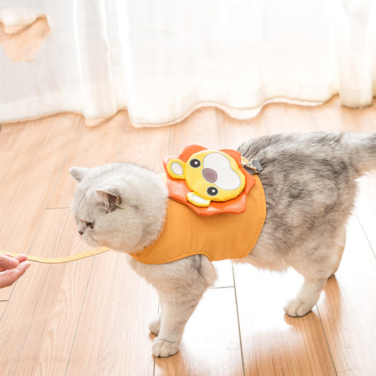 Arnés de Seguridad Anti-Escape para Gatos Nerviosos con Correa de Tracción - Image 8