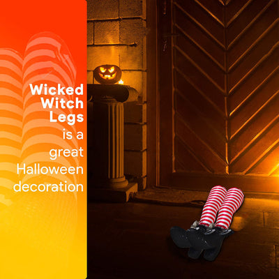 Pierna de Bruja Decorativa para Halloween - Decoración de Jardín de Terror - Image 4