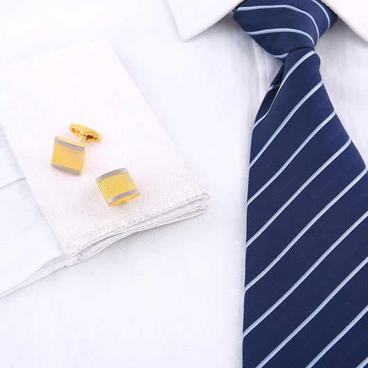 Gemelos de Oro para Hombre - Botones de Puño Elegantes para Camisas de Traje - Image 8