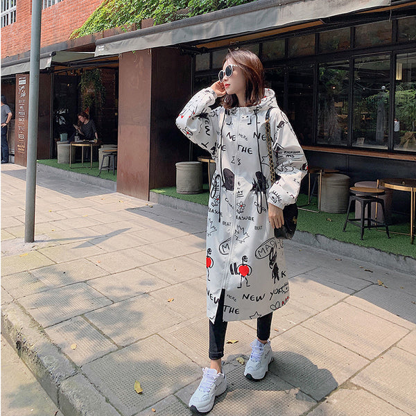 Chaqueta Cortaviento Oversized Street Style