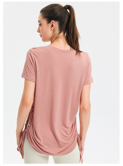 Blusa Suelta de Cuello Redondo en Color Sólido para Mujer - Image 13