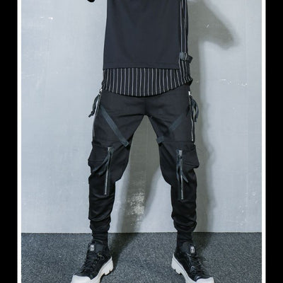Pantalones Holgados de Algodón con Múltiples Bolsillos - Image 11