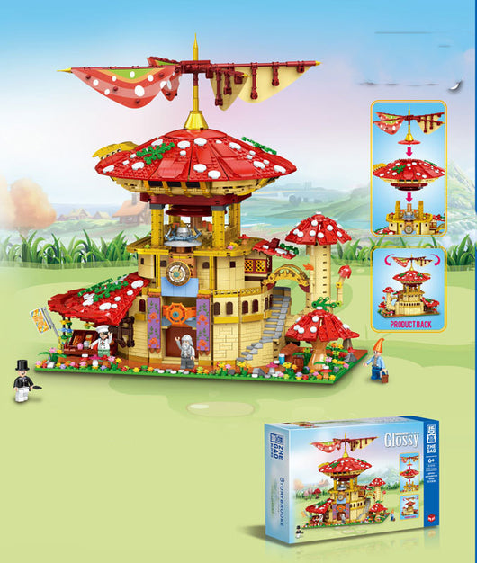 Bloques de Construcción Puzzle Setas para Niñas - Juguete Educativo Armable - Image 3