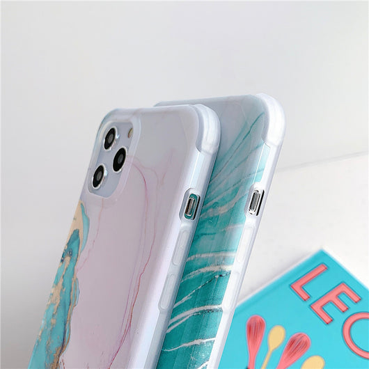 Funda de Mármol Dorado con Protección de Cuatro Esquinas - Image 26