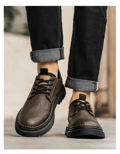 Botas Casuales de Cuero Transpirable para Hombre - Estilo Martin Verano - Image 20