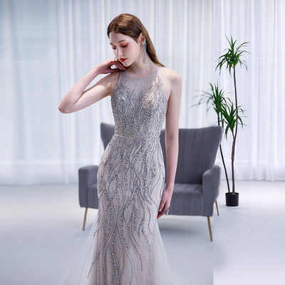 Vestido de Noche Elegante Silueta Sirena para Eventos Exclusivos - Image 9