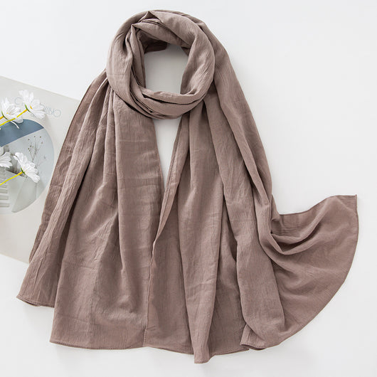 Pañuelo de Rayón Natural con Efecto Arrugado - Accesorio Versátil para Bolso - Image 47