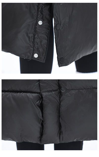 Abrigo Protector para Frío Estilo Coreano Talla Grande Mujer - Image 9