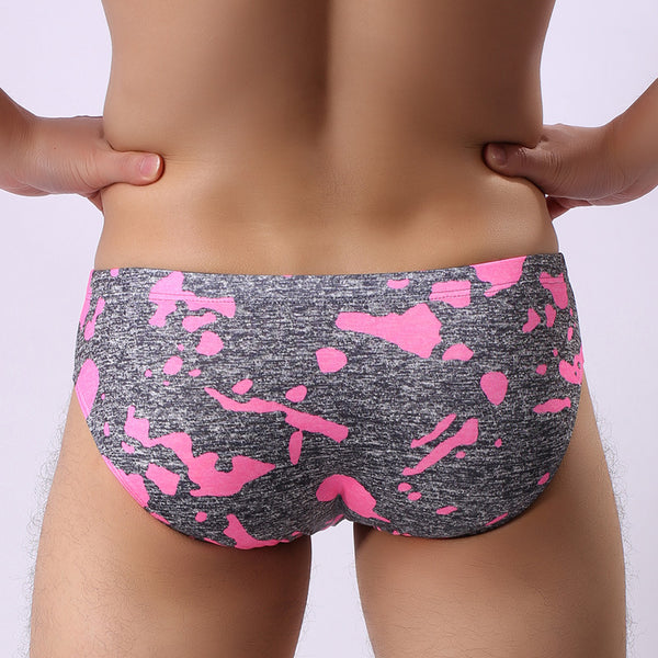 Calzoncillos Triangulares Estampado Camuflaje en Nylon para Hombre