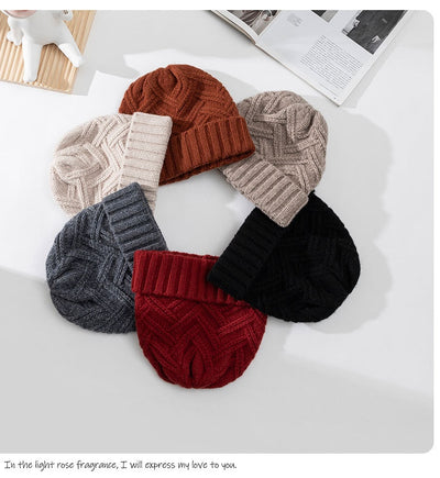 Gorro de Lana Gruesa Tejido para Otoño e Invierno - Image 21