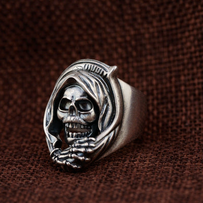Anillo Calavera Vintage en Plata 925 para Hombre - Image 3