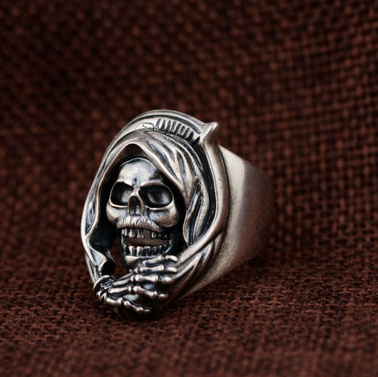 Anillo Calavera Vintage en Plata 925 para Hombre - Image 3