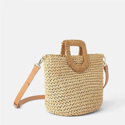 Bolsa de Playa con Asas de Madera