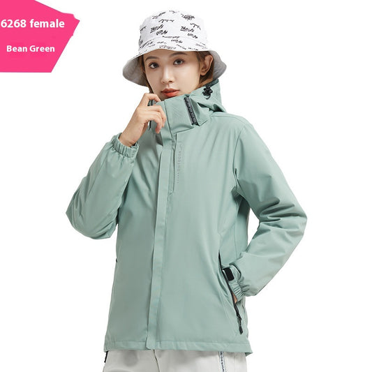 Chaqueta Impermeable Desmontable con Forro Polar - Abrigo 2 en 1