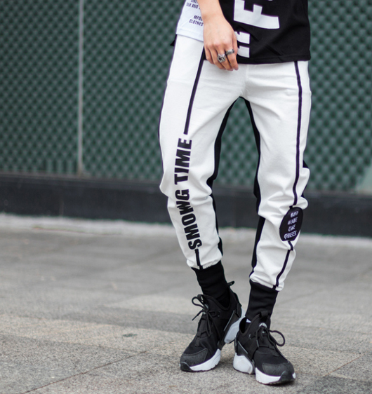 Pantalones Hip-Hop Casual Estilo Urbano con Estampado Moderno - Image 18