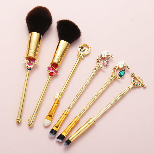 Set Profesional de Brochas para Maquillaje y Rubor