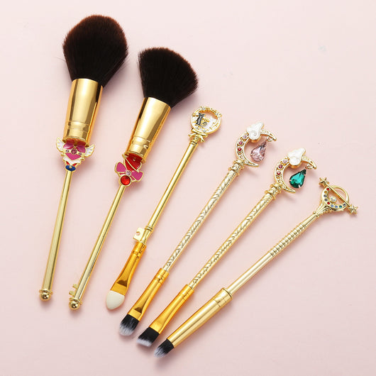 Set Profesional de Brochas para Maquillaje y Rubor