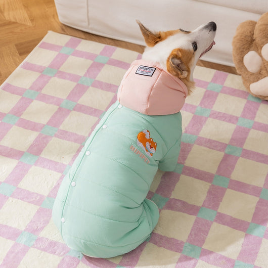 Abrigo Térmico para Corgi con Capucha Removible - Ropa de Invierno para Perros Medianos - Image 26