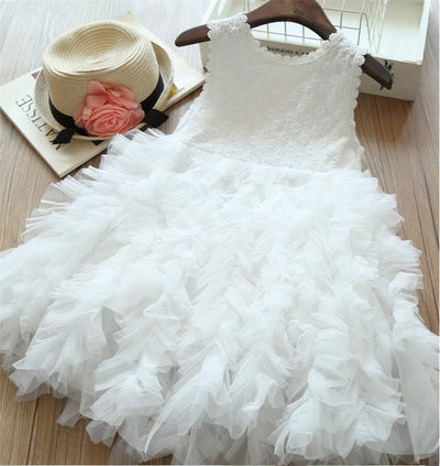 Vestido Niña Sin Mangas Verano Diseño Voluminoso - Image 8