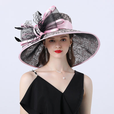 Sombrero de Ala Ancha para Mujer - Tela Satinada Transpirable y Cómodo - Image 4