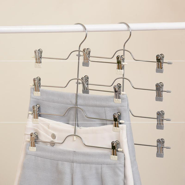 Organizador de Pantalones Multicapa con Clips de Suspensión