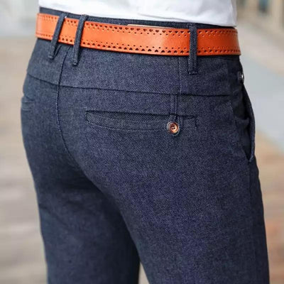 Pantalones de Vestir Rectos para Hombre - Comodidad Profesional - Image 3