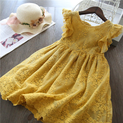 Vestido de Niña con Encaje Calado - Image 10