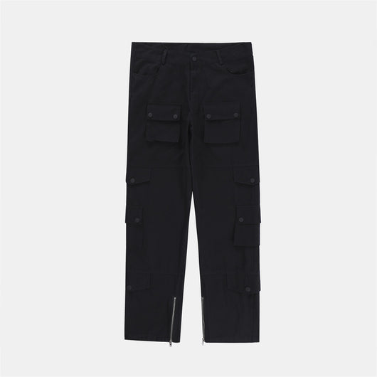 Pantalones Rectos con Abertura Lateral y Dobladillo Suelto - Image 16