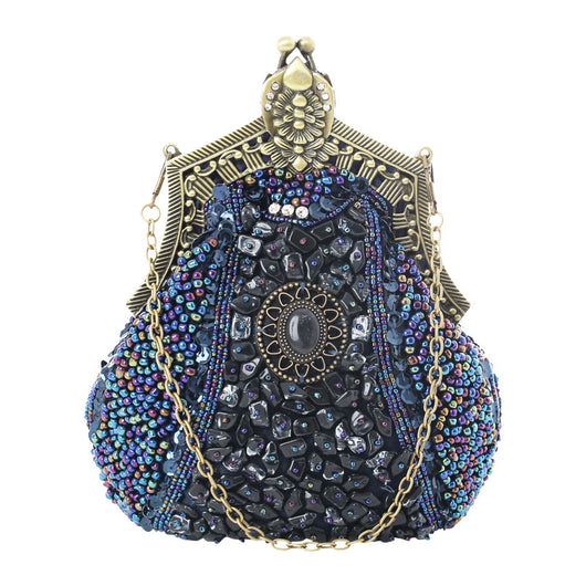 Bolso de Noche Vintage con Cuentas Brillantes - Image 21