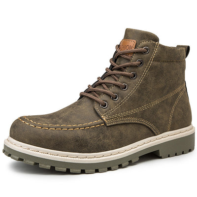 Botas Martin de Cuero para Hombre - Estilo Británico Motociclista - Image 10