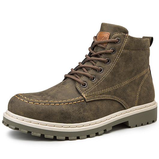Botas Martin de Cuero para Hombre - Estilo Británico Motociclista - Image 10