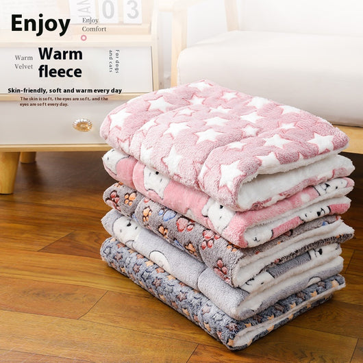 Cama Térmica Acolchada para Perros y Gatos - Colchoneta Cálida Invierno