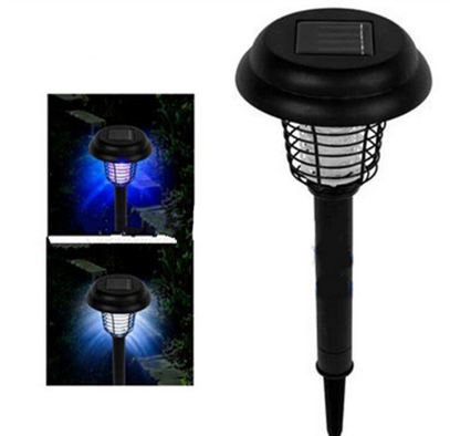 Lámpara Solar Anti-Mosquitos con Trampa UV - Eliminador de Insectos para Jardín - Image 5