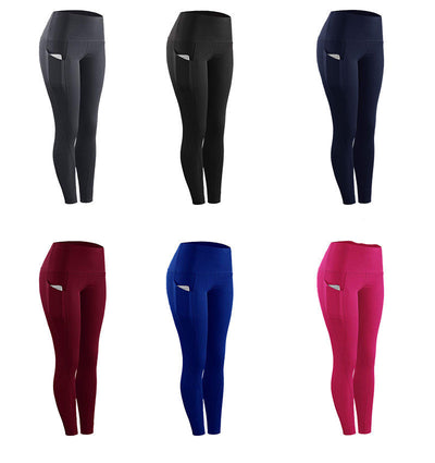 Leggings deportivos de cintura y cadera con tecnología absorbente y secado rápido