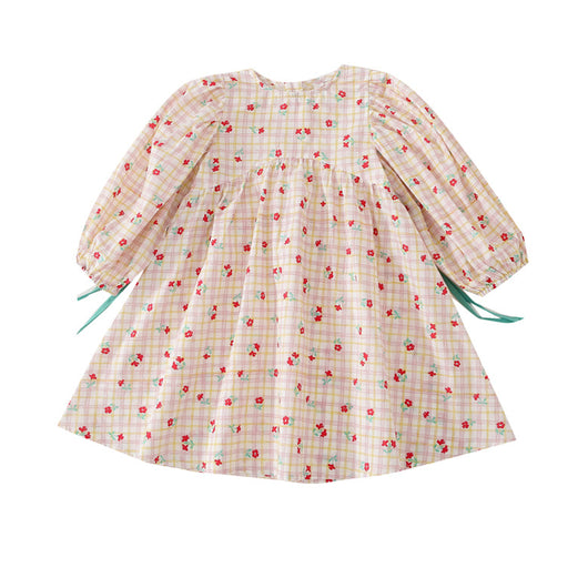 Vestido Infantil Floral Elegante para Niña - Image 4