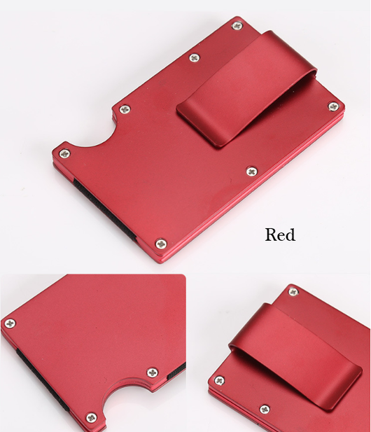 Cartera Minimalista con Clip de Dinero y Protección Antimagnética - Image 9