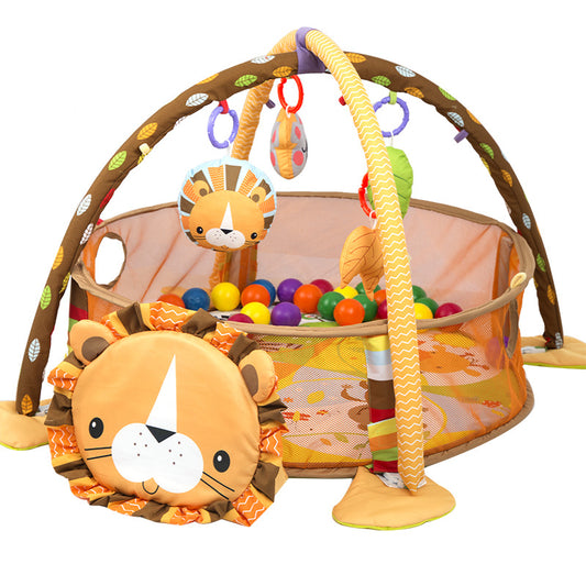 Tapete de Juego Marino Antihumedad con Estructura de Ejercicio para Bebés - Image 2