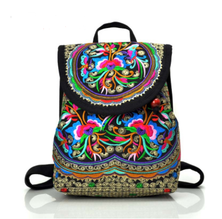Bolso Bordado para Dama con Hombros Decorados