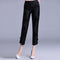 Pantalones Casuales Bordados Slim Fit Tipo Capri - Tendencia Actual