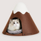 Carpa Térmica Cerrada para Gatos con Techo Nevado