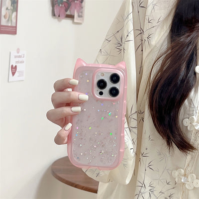 Funda para Celular con Orejas de Gato 3D y Purpurina Epoxi - Image 22