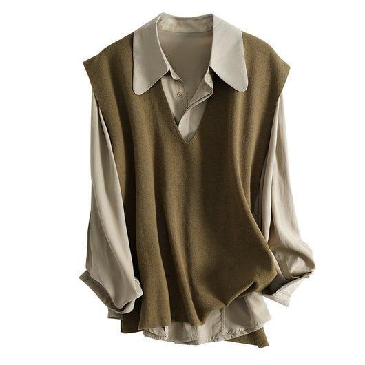 Camisa Suelta de Manga Larga para Mujer - Comodidad Casual - Image 5