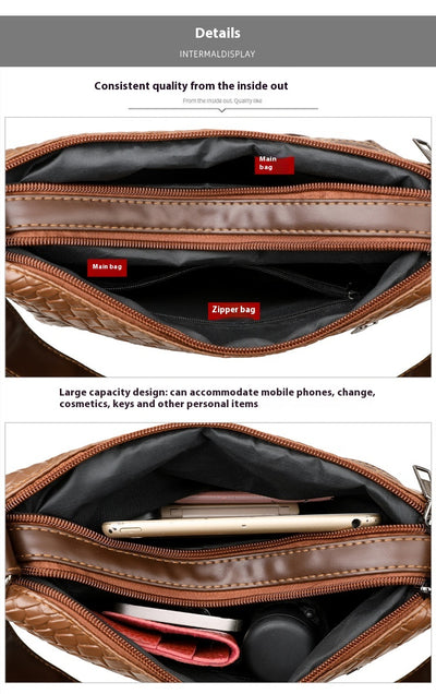Bolsa Mensajero Tejida Multicompartimento - Image 11