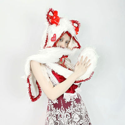 Gorro Navideño con Orejas de Gato - Image 16