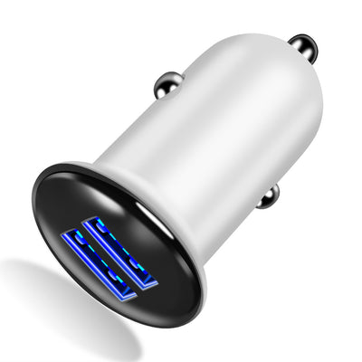 Cargador de Auto Dual USB 3A con Acabado Electrochapado - Image 5